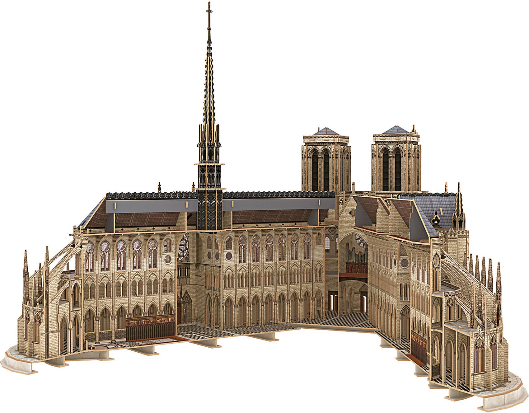 Merchandising Revell: 3D Puzzle - Masterpiece - Notre-Dame De Paris (00190) NUOVO SIGILLATO SUBITO DISPONIBILE