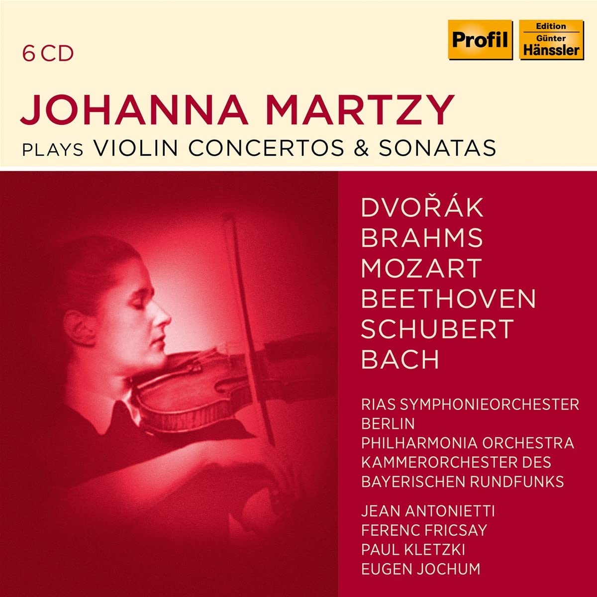 Audio Cd Johanna Martzy - Plays Violin Concertos & Sonatas (6 Cd) NUOVO SIGILLATO, EDIZIONE DEL 06/01/2023 SUBITO DISPONIBILE
