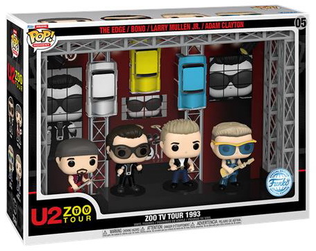 Merchandising U2: Funko Pop! Moments - Zoo Tv Tour 1993 (Vinyl Figure 05) NUOVO SIGILLATO, EDIZIONE DEL 30/12/2022 SUBITO DISPONIBILE