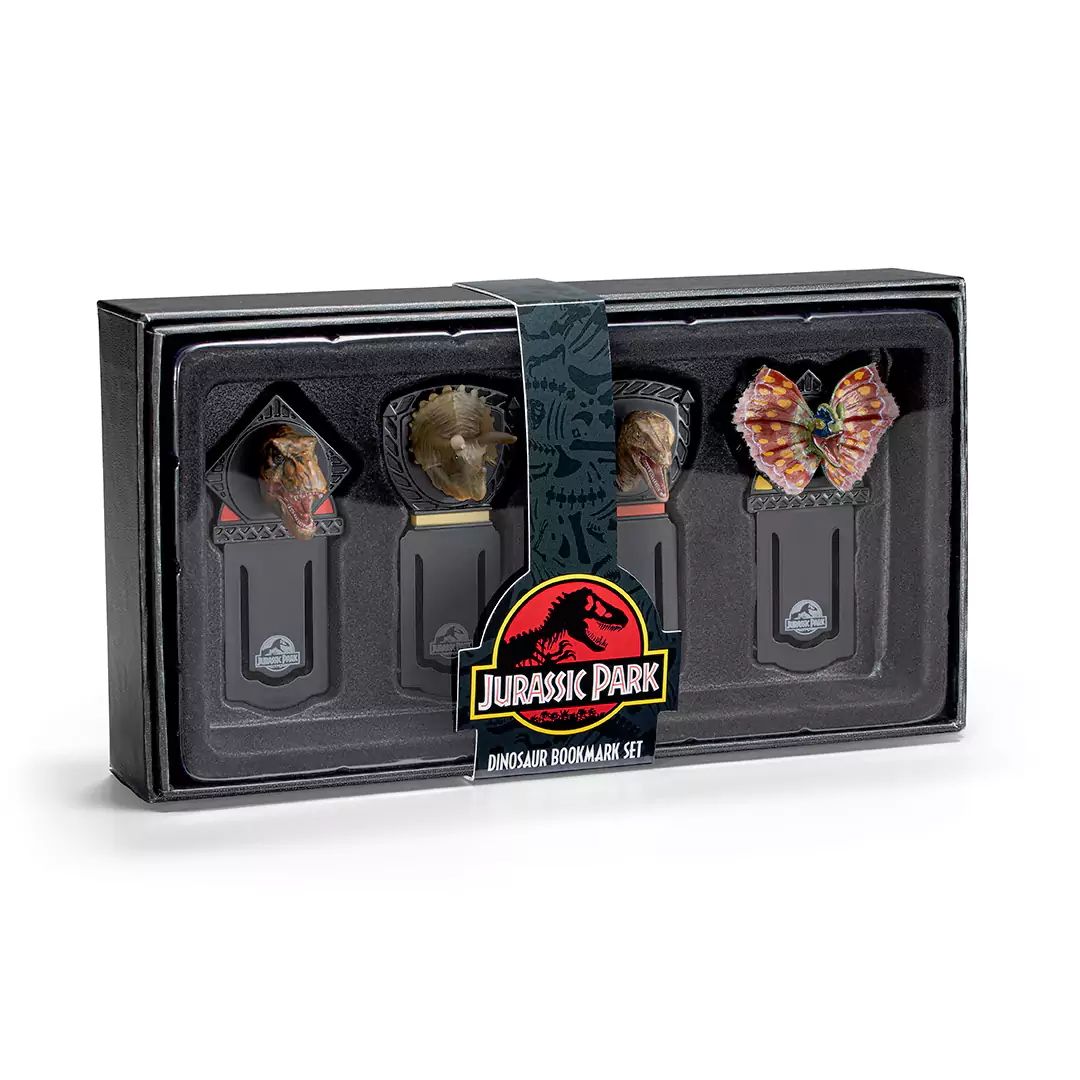 Merchandising Jurassic Park: Noble Collection - Dinosaur (Bookmark Set / Set Segnalibri) NUOVO SIGILLATO, EDIZIONE DEL 27/10/2022 SUBITO DISPONIBILE