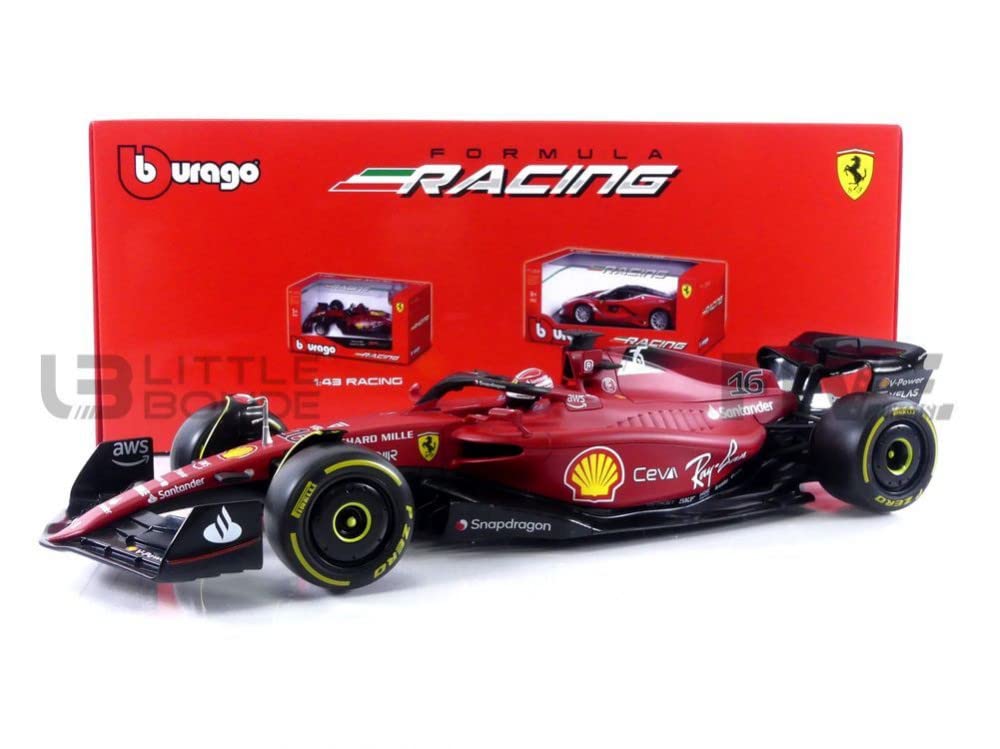 Merchandising Bburago: Ferrari F1-75 (2022) (With Helmet) Vol 16 (Leclerc) 1:18 NUOVO SIGILLATO, EDIZIONE DEL 20/12/2022 SUBITO DISPONIBILE