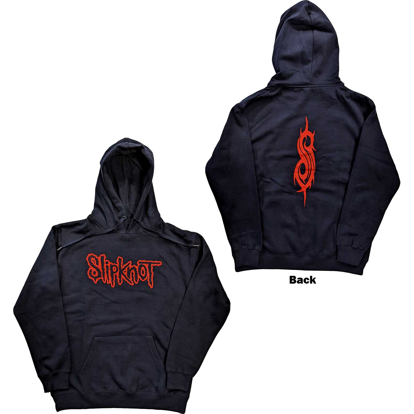 Abbigliamento Slipknot: Logo (Back Print) (Felpa Con Cappuccio Unisex Tg. XL) NUOVO SIGILLATO SUBITO DISPONIBILE
