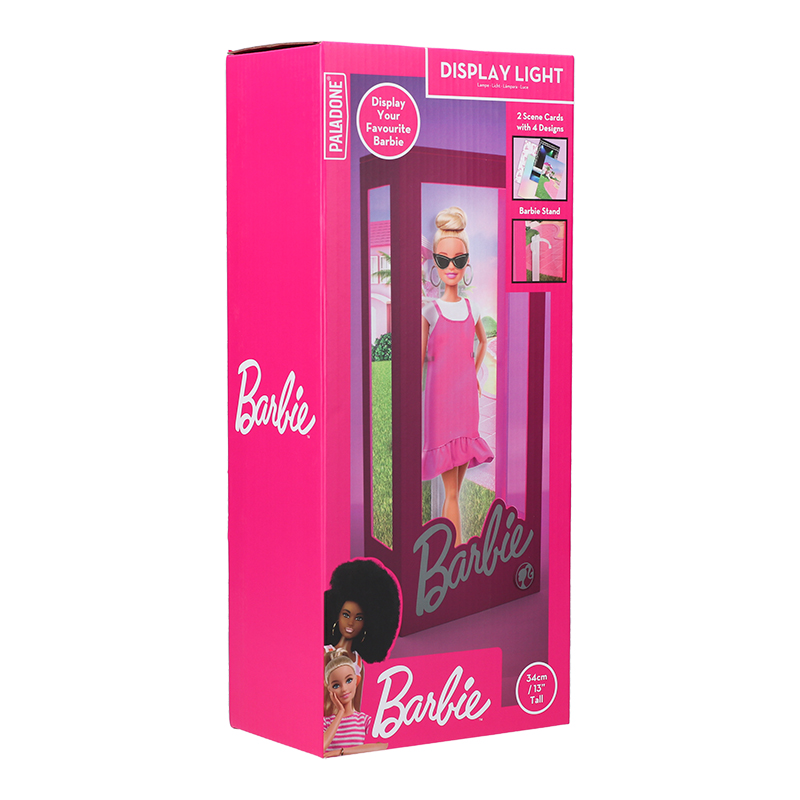 Merchandising Barbie: Paladone - Doll Display Case Light (Display Contenitore Luminoso) NUOVO SIGILLATO, EDIZIONE DEL 27/06/2023 SUBITO DISPONIBILE