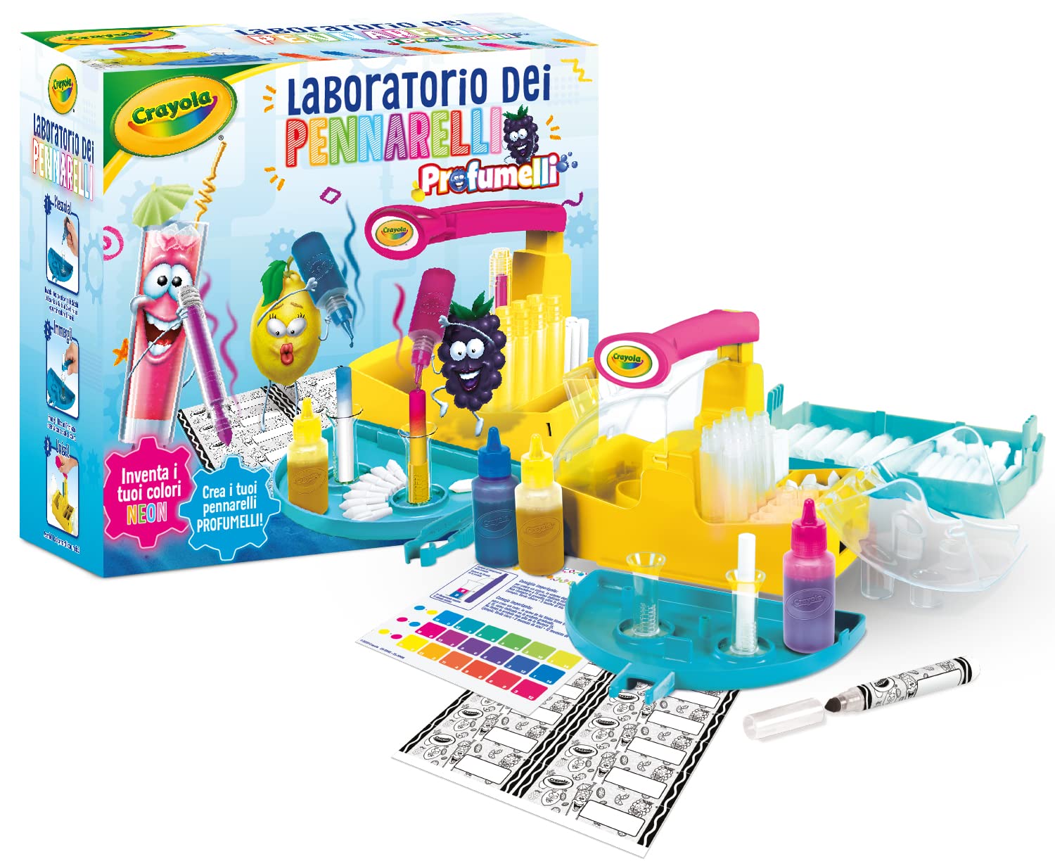Merchandising Crayola: Laboratorio Pennarelli Profumelli NUOVO SIGILLATO, EDIZIONE DEL 12/04/2023 SUBITO DISPONIBILE