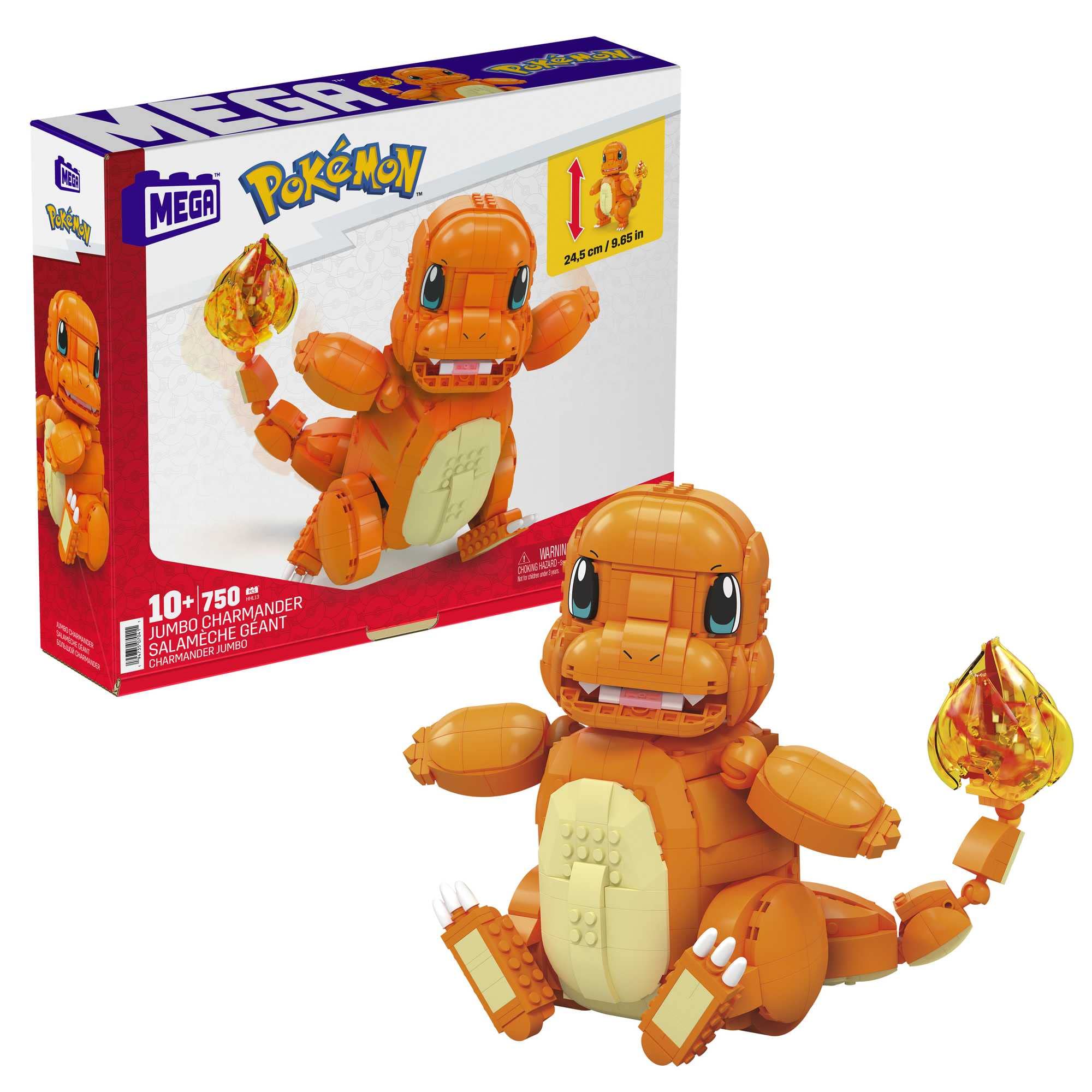 Merchandising Pokemon: Mattel - Mega Charmander Gigante NUOVO SIGILLATO, EDIZIONE DEL 16/02/2023 SUBITO DISPONIBILE
