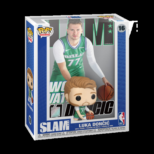 Pop NBA Cover: Slam - Luka Doncic - Figura in Vinile da Collezione - Idea Regalo - Merchandising Ufficiale - Giocattoli per Bambini e Adulti - Sports Fans - per i Collezionisti