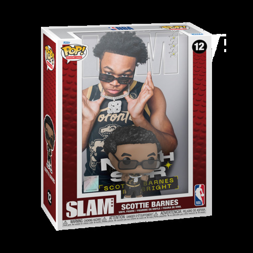 Merchandising Nba:  Pop Magazine Covers - Slam - Scottie Barnes Vinyl Figure 12 NUOVO SIGILLATO EDIZIONE DEL SUBITO DISPONIBILE