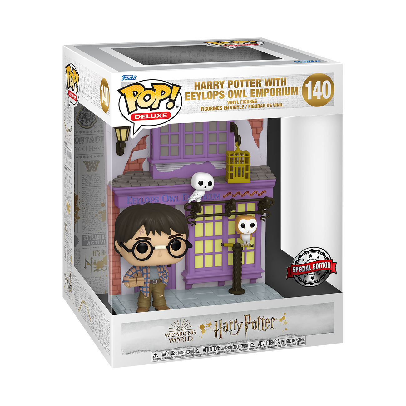7024787 Merchandising Harry Potter: Funko Pop! Deluxe - Diagon Alley - Eeylops O