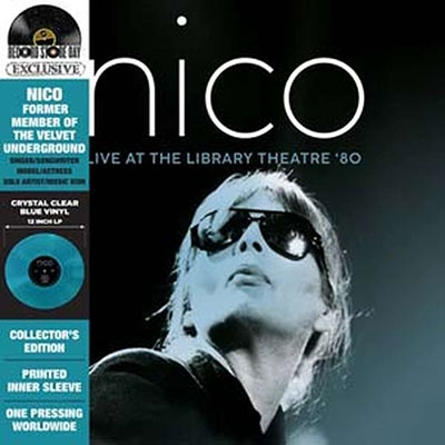 Vinile Nico - Live At The Library Theatre '80 (Crystal Clear Blue Vinyl) NUOVO SIGILLATO, EDIZIONE DEL 03/04/2023 SUBITO DISPONIBILE