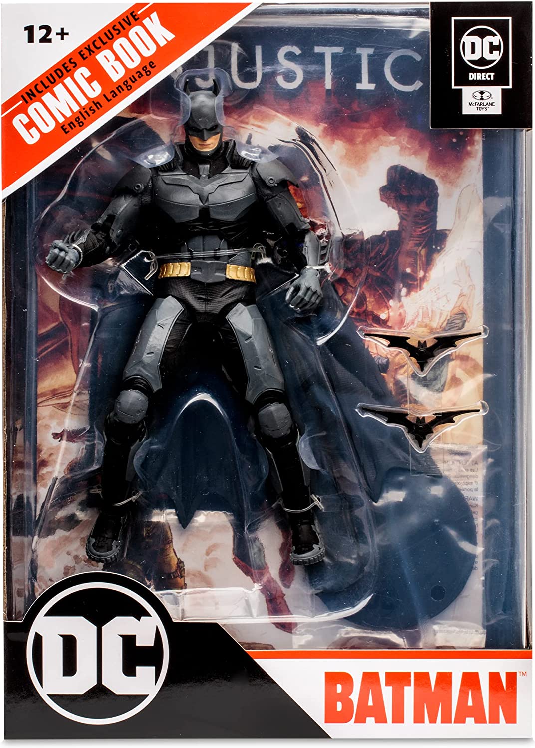 Merchandising Dc Comics: McFarlane Toys - Injustice 2 - Batman - 7 Figure With Comic NUOVO SIGILLATO, EDIZIONE DEL 10/03/2022 SUBITO DISPONIBILE
