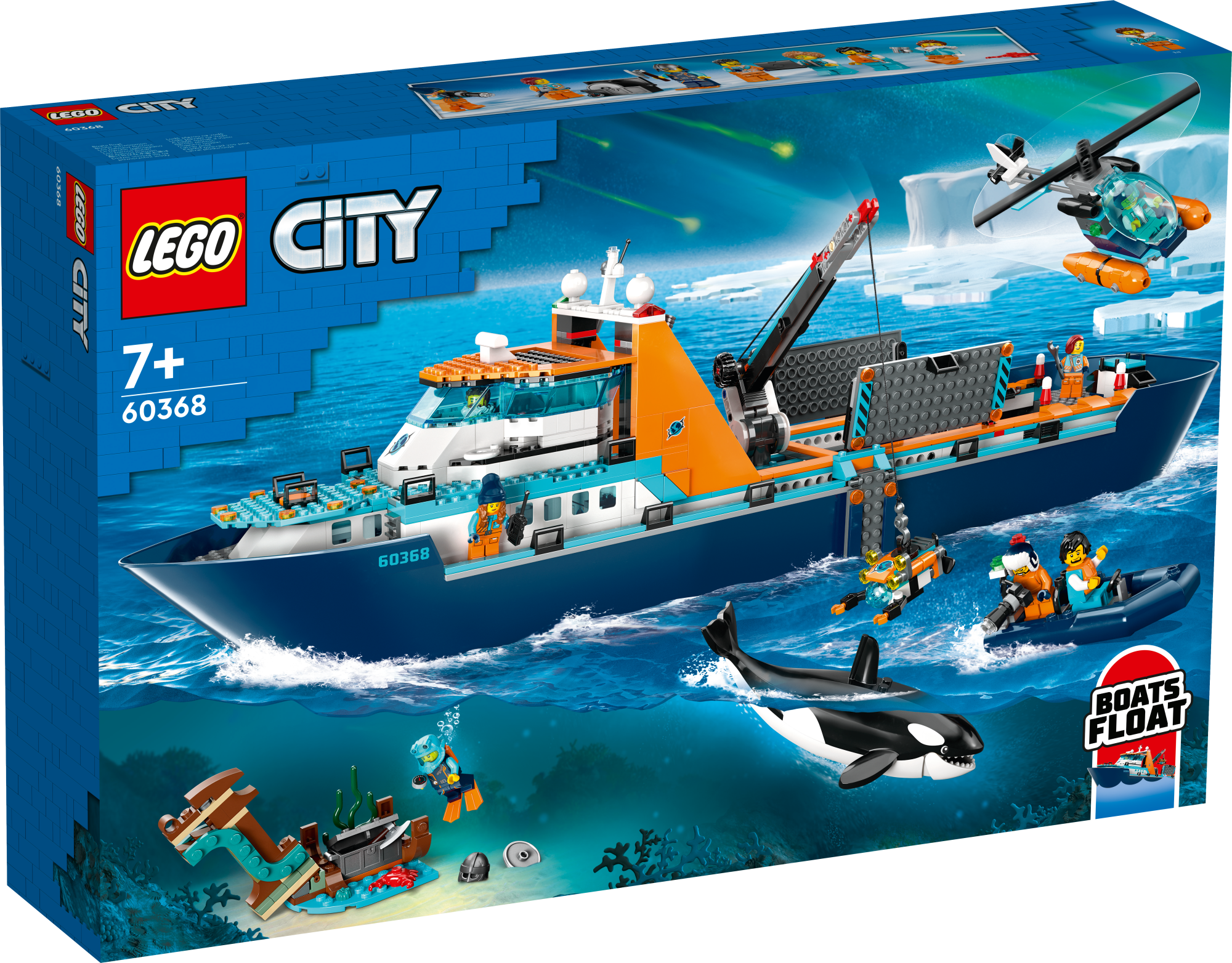 Merchandising Lego: 60368 - City Exploration - Esploratore Artico NUOVO SIGILLATO, EDIZIONE DEL 26/05/2023 SUBITO DISPONIBILE