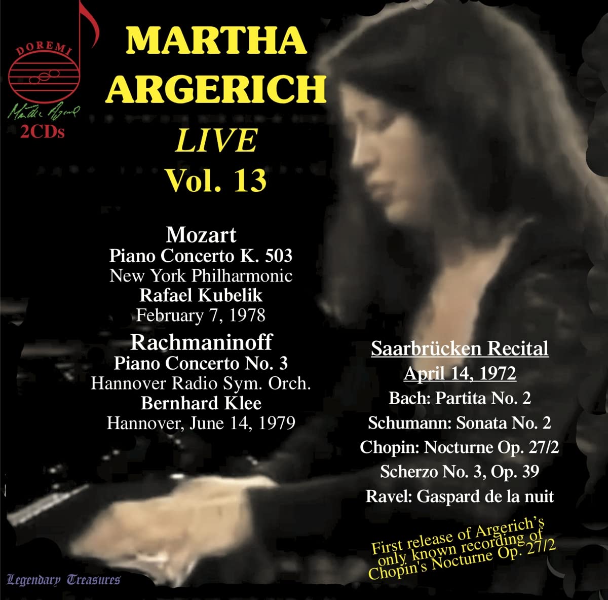 Audio Cd Martha Argerich: Live Vol. 13 (2 Cd) NUOVO SIGILLATO, EDIZIONE DEL 07/04/2023 SUBITO DISPONIBILE