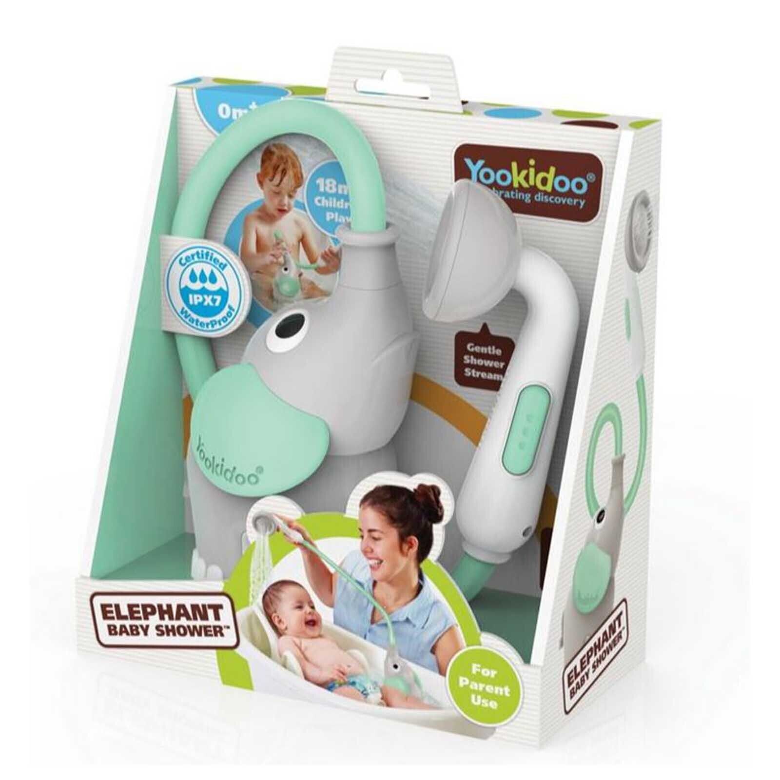 Merchandising Yookidoo: Elephant Baby Shower - Turquoise NUOVO SIGILLATO SUBITO DISPONIBILE