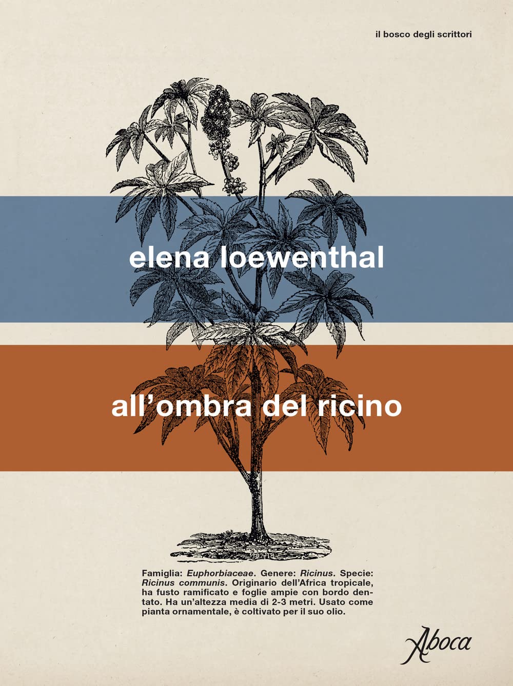 Libri Elena Loewenthal - All'ombra Del Ricino NUOVO SIGILLATO, EDIZIONE DEL 09/06/2023 SUBITO DISPONIBILE