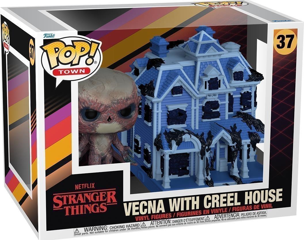 Pop Town: Stranger Things - Creel House With Vecna- Figura in Vinile da Collezione - Idea Regalo - Merchandising Ufficiale - Giocattoli per Bambini e Adulti - TV Fans