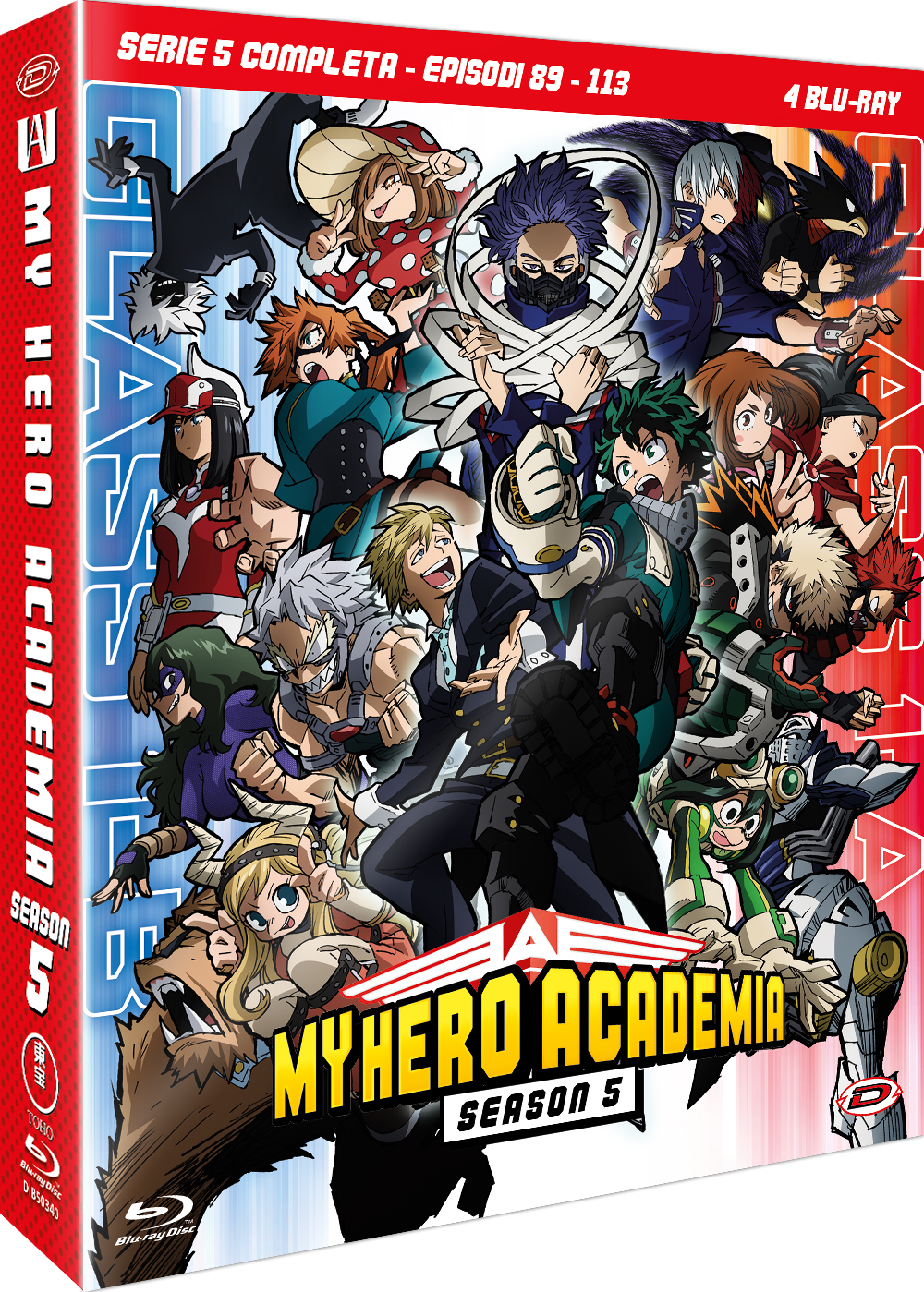 Blu-Ray My Hero Academia - Stagione 05 The Complete Series (Eps 89-113) (4 Blu-Ray) NUOVO SIGILLATO, EDIZIONE DEL 05/07/2023 SUBITO DISPONIBILE