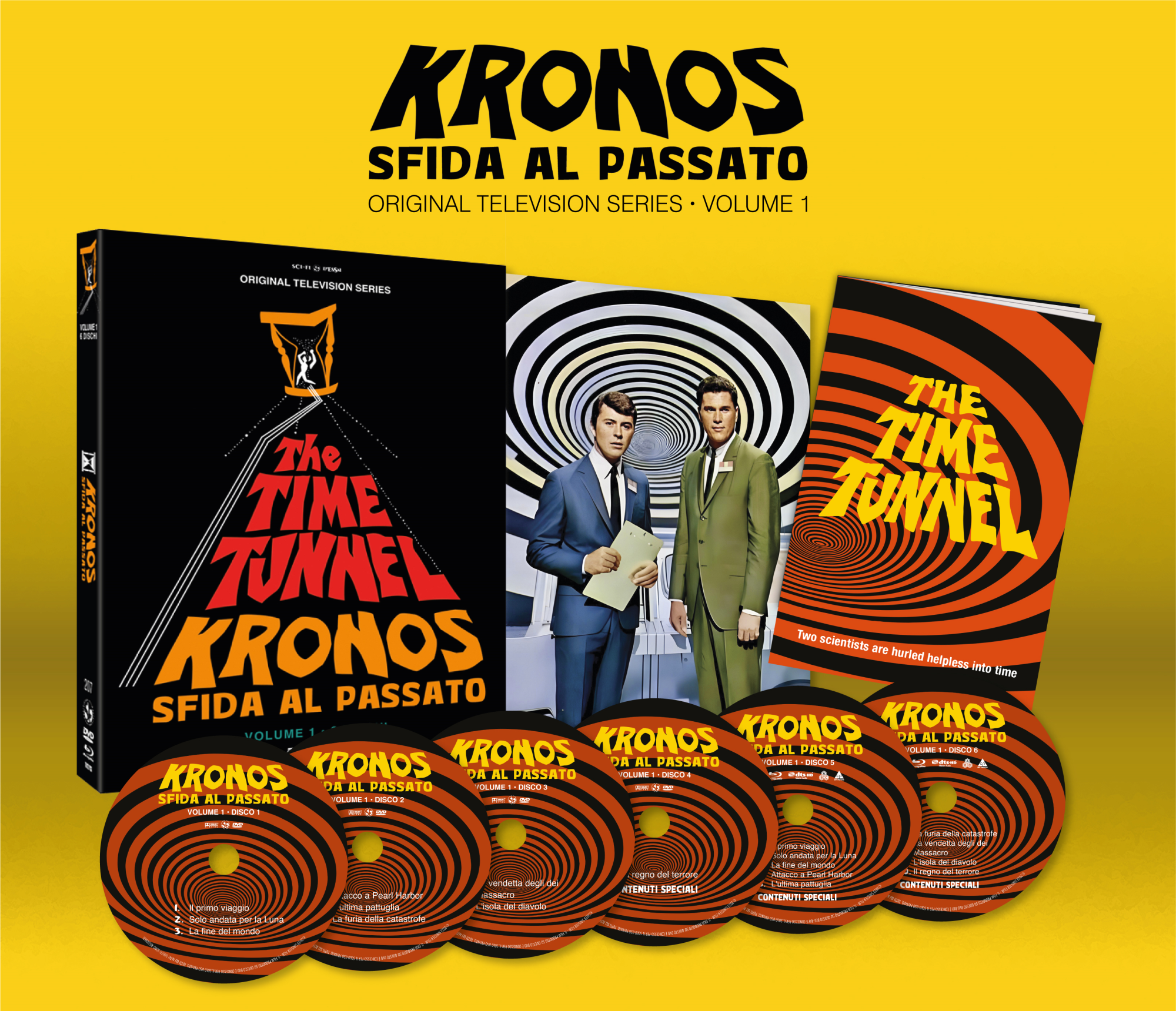 Dvd Kronos - Sfida Al Passato Vol 01 (Deluxe Edition) (4 Dvd+2 Blu-Ray) NUOVO SIGILLATO, EDIZIONE DEL 05/07/2023 SUBITO DISPONIBILE