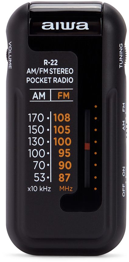 Audio & Hi-Fi Aiwa: Mini Radio Portatile Tascabile Mw/Fm, R-22Bk NUOVO SIGILLATO, EDIZIONE DEL 29/04/2023 SUBITO DISPONIBILE