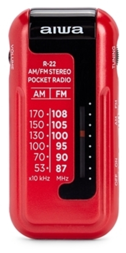 Audio & Hi-Fi Aiwa: Mini Radio Portatile Tascabile Mw/Fm, R-22Rd NUOVO SIGILLATO, EDIZIONE DEL 22/11/2023 SUBITO DISPONIBILE