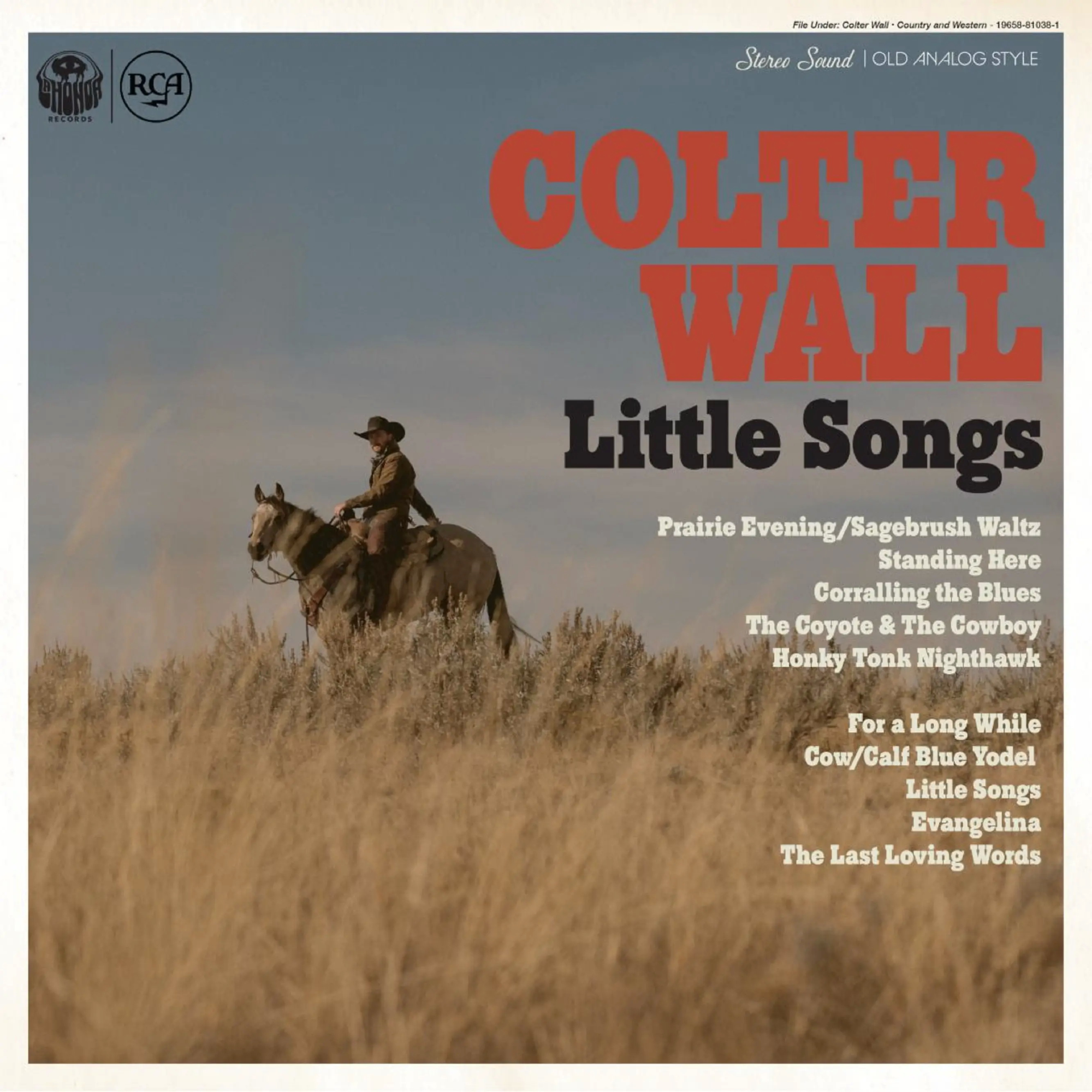 Vinile Colter Wall - Little Songs NUOVO SIGILLATO, EDIZIONE DEL 14/07/2023 SUBITO DISPONIBILE