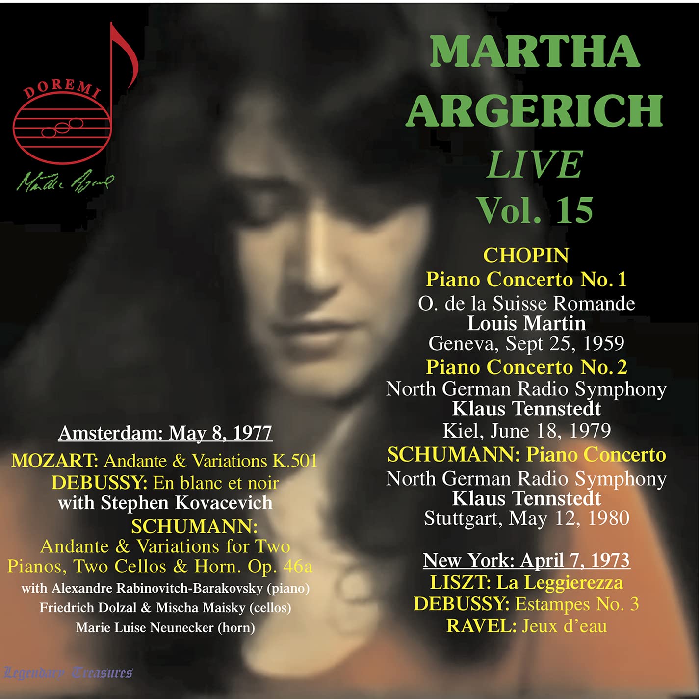 Audio Cd Martha Argerich - Live, Vol. 15 (2 Cd) NUOVO SIGILLATO, EDIZIONE DEL 02/06/2023 SUBITO DISPONIBILE
