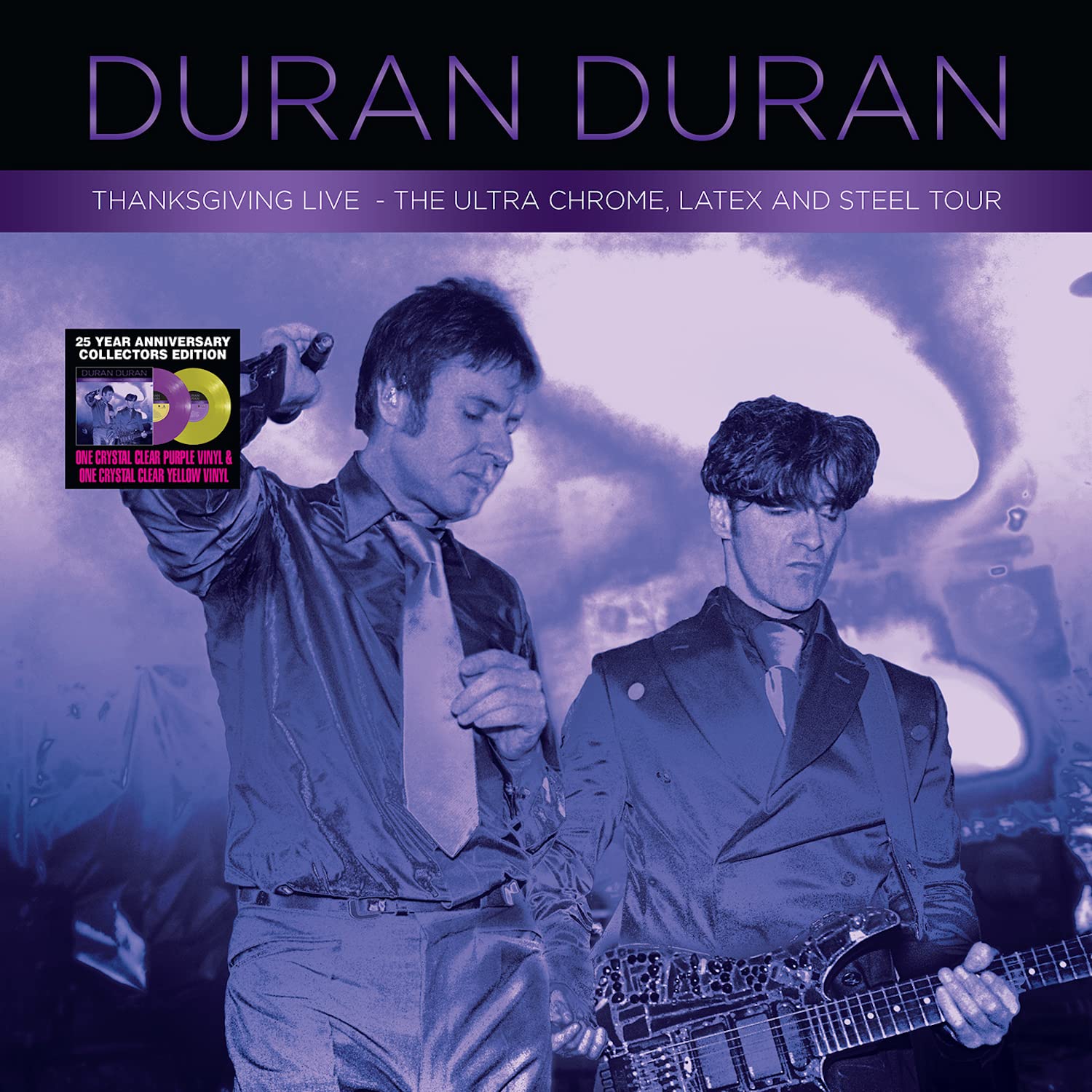 Vinile Duran Duran - The Ultra Chrome, Latex & Steel Tour (Yellow/Purple Vinyl) (2 Lp) NUOVO SIGILLATO, EDIZIONE DEL 30/06/2023 SUBITO DISPONIBILE