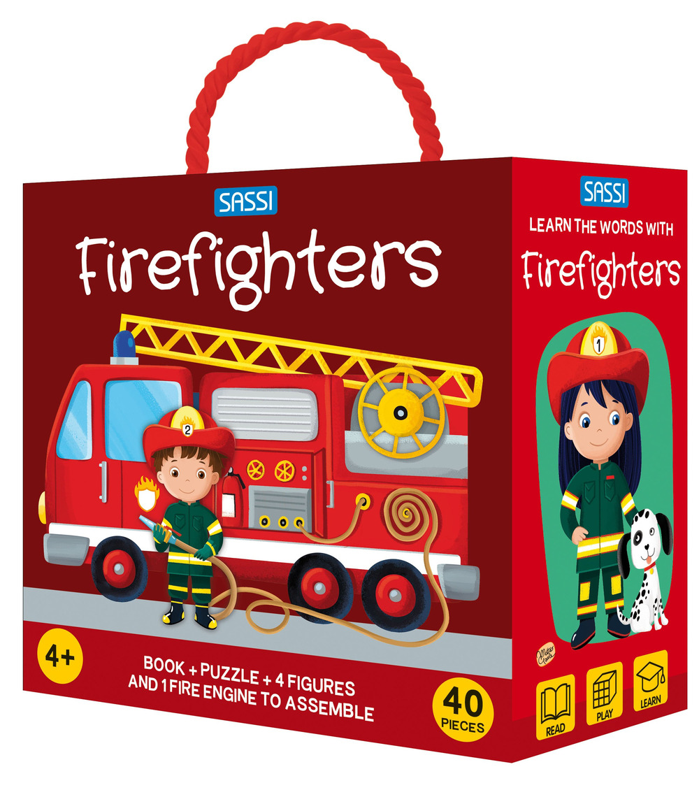 Libri Matteo Gaule - Firefighters. Q-Box. Ediz. A Colori. Con 4 Figures. Con Fire Engine To Assemble. Con Puzzle NUOVO SIGILLATO, EDIZIONE DEL 18/10/2023 SUBITO DISPONIBILE