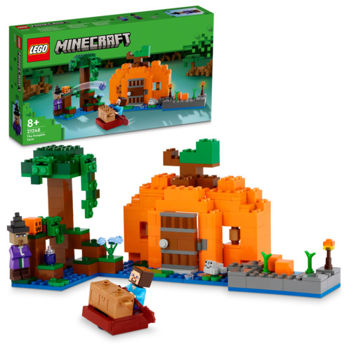 Merchandising Lego: 21248 - Minecraft - La Fattoria Delle Zucche NUOVO SIGILLATO, EDIZIONE DEL 01/08/2023 SUBITO DISPONIBILE