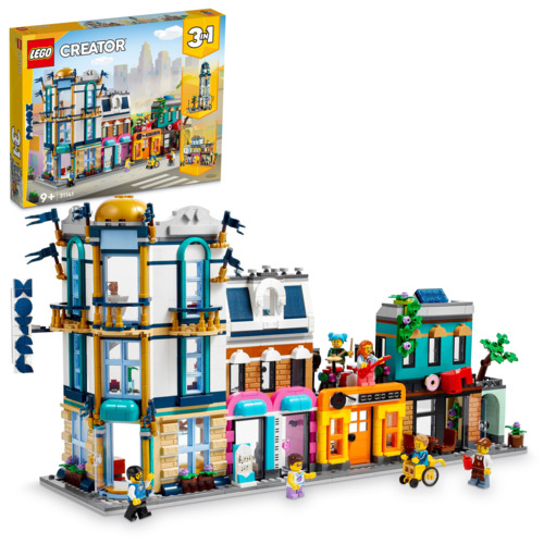 Merchandising Lego: 31141 - Creator - Strada Principale NUOVO SIGILLATO, EDIZIONE DEL 01/08/2023 SUBITO DISPONIBILE