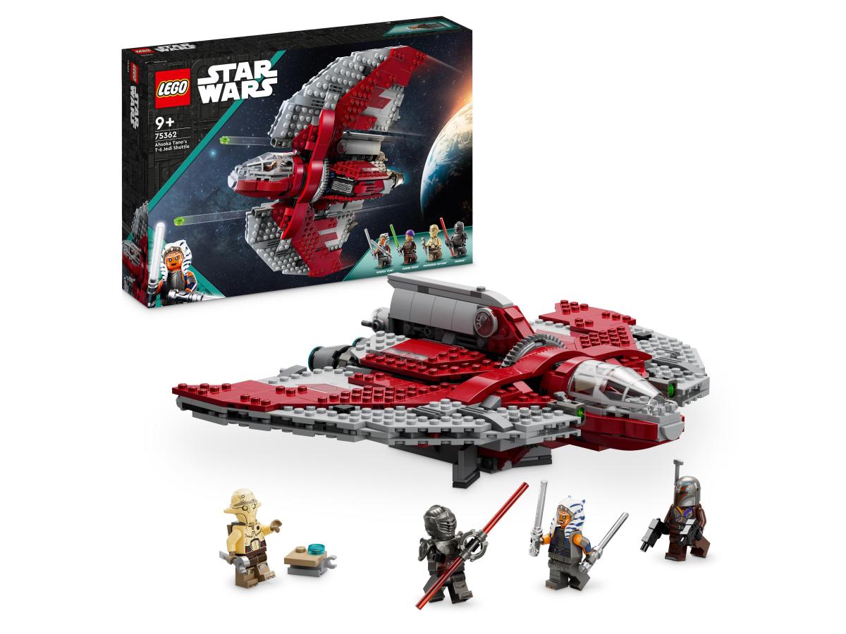 Merchandising Star Wars: Lego 75362 - Shuttle Jedi T-6 Di Ahsoka Tano NUOVO SIGILLATO, EDIZIONE DEL 01/09/2023 SUBITO DISPONIBILE