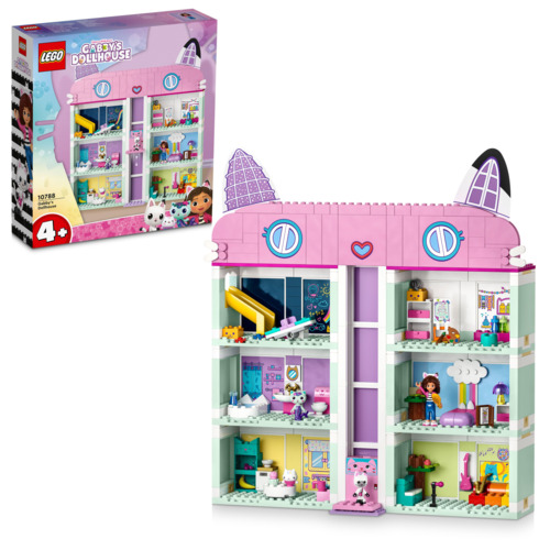 Merchandising Lego: 10788 - Gabby's Dollhouse - La Casa Delle Bambole Di Gabby NUOVO SIGILLATO, EDIZIONE DEL 01/08/2023 SUBITO DISPONIBILE