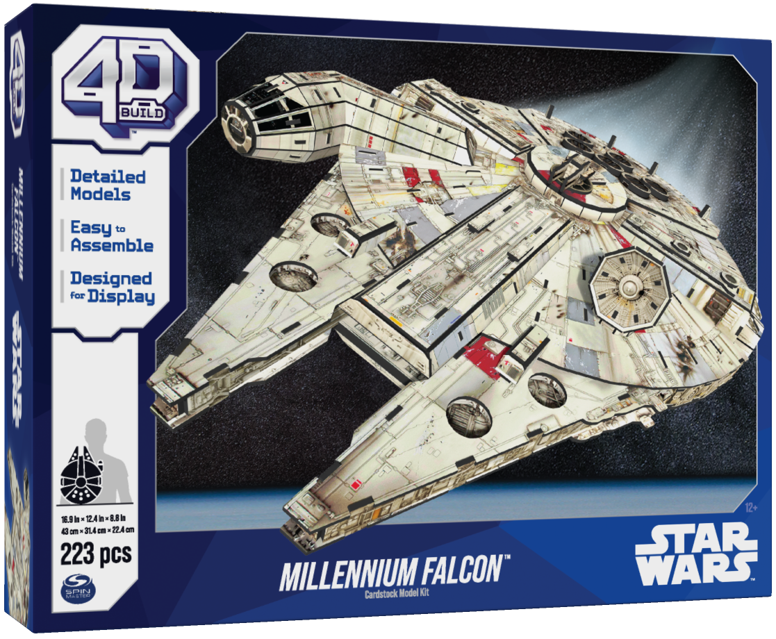 Merchandising Star Wars: Puzzle 4D - Millennium Falcon NUOVO SIGILLATO, EDIZIONE DEL 16/09/2023 SUBITO DISPONIBILE