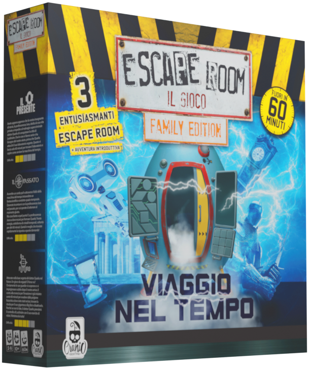 Merchandising Cranio Creations: Escape Room: Viaggio Nel Tempo NUOVO SIGILLATO, EDIZIONE DEL 29/02/2024 SUBITO DISPONIBILE