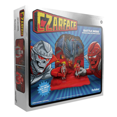 Merchandising Czarface: Super7 - Reaction Figure - Battle Mode Double-Sided Playset NUOVO SIGILLATO SUBITO DISPONIBILE