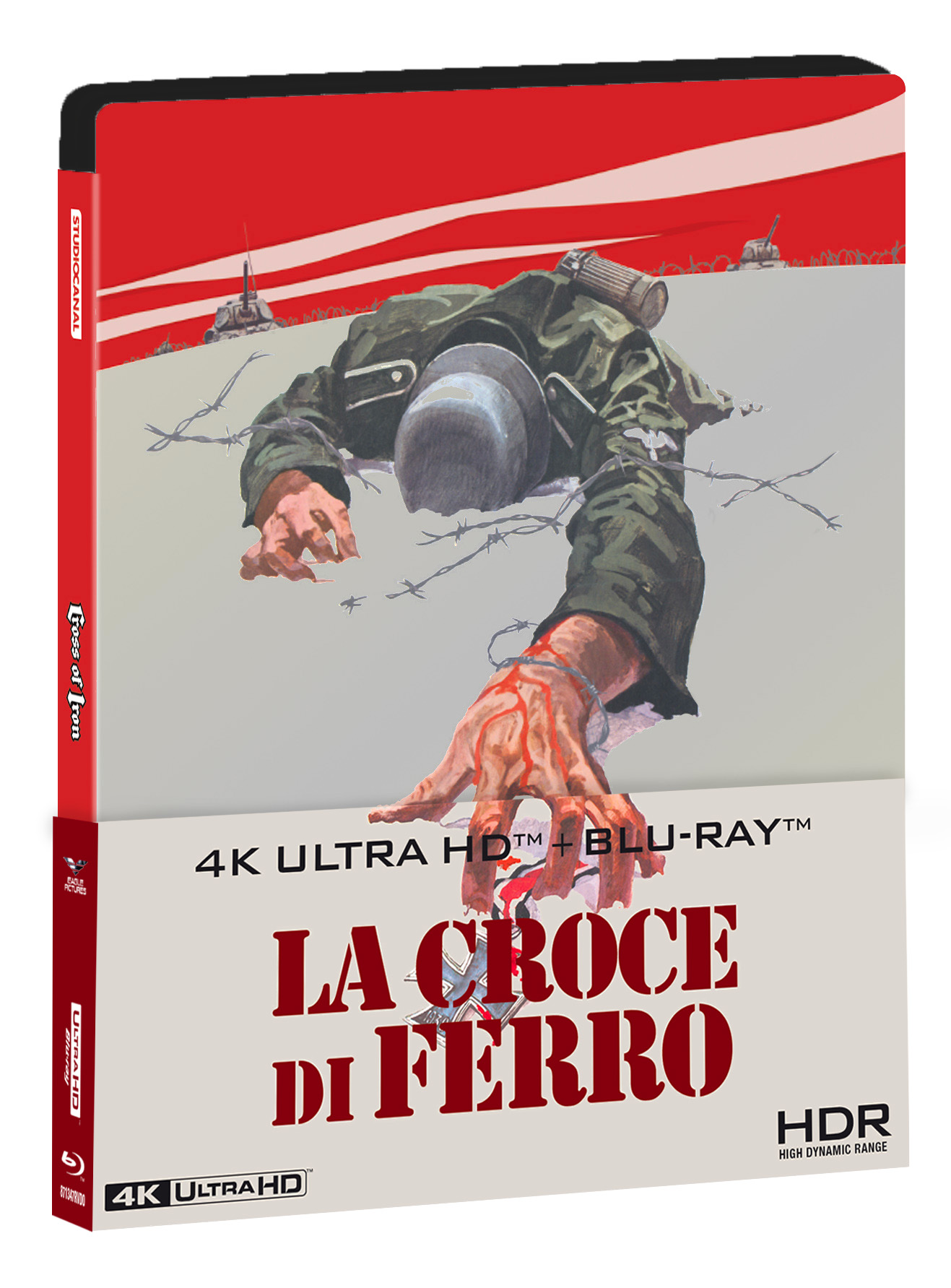 4K Uhd Croce Di Ferro La Steelbook 4K Ultra Hd+ Hd NUOVO SIGILLATO EDIZIONE DEL SUBITO DISPONIBILE blu-ray