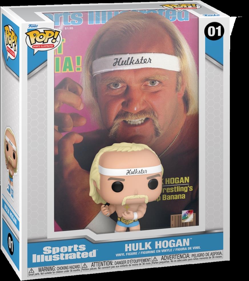 Pop SI Cover: WWE - Hulkster - Figura in Vinile da Collezione - Idea Regalo - Merchandising Ufficiale - Giocattoli per Bambini e Adulti - Sports Fans - da e da Esposizione