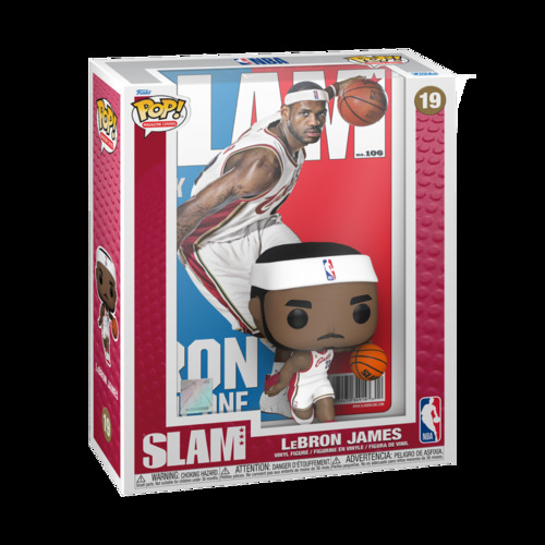 Merchandising NBA: Funko Pop! Cover - Slam - LeBron James (Vinyl Figure 19) NUOVO SIGILLATO, EDIZIONE DEL 24/01/2024 SUBITO DISPONIBILE