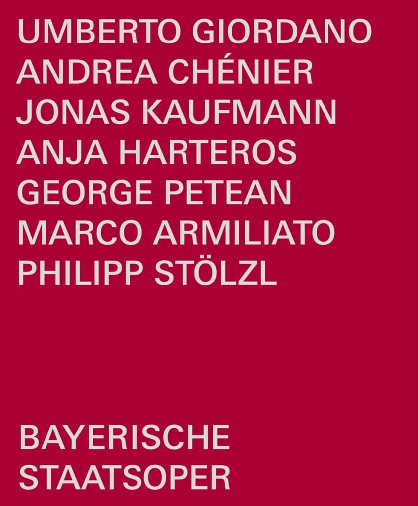 Music Blu-Ray Umberto Giordano - Andrea Chenier NUOVO SIGILLATO, EDIZIONE DEL 22/06/2023 SUBITO DISPONIBILE