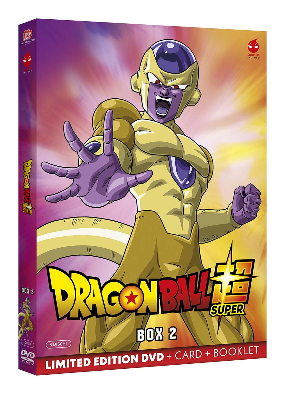 Dvd Dragon Ball Super Box 02 (3 Dvd) NUOVO SIGILLATO, EDIZIONE DEL 22/08/2023 SUBITO DISPONIBILE