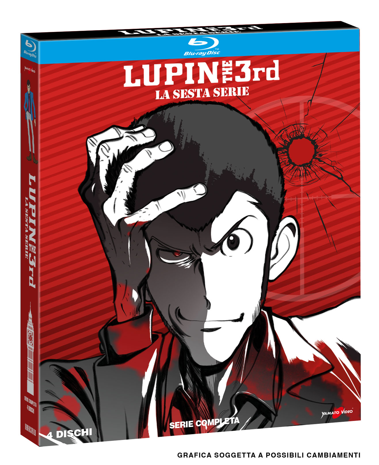 Blu-Ray Lupin III - La Sesta Serie (4 Blu-Ray) NUOVO SIGILLATO, EDIZIONE DEL 20/09/2023 SUBITO DISPONIBILE