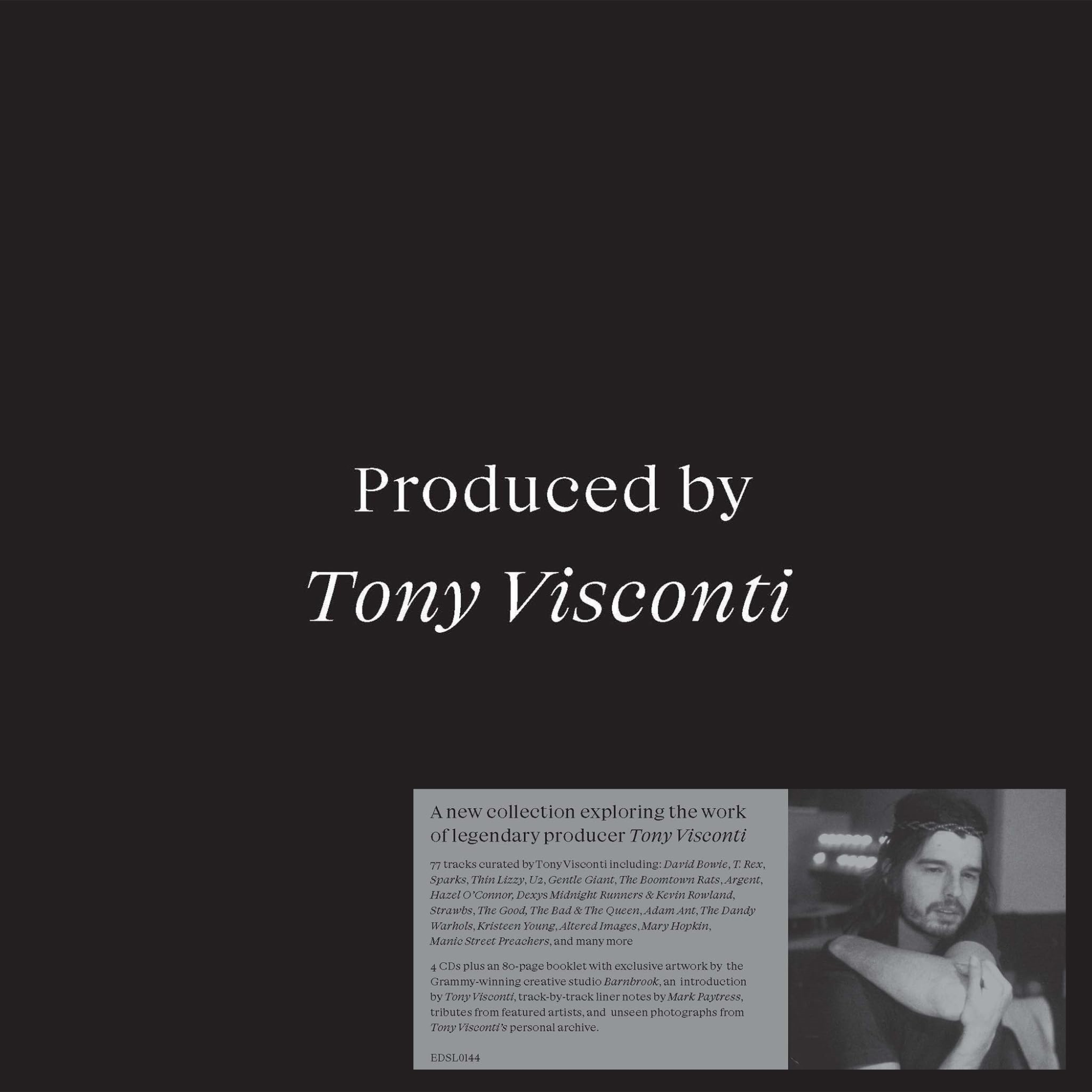 Audio Cd Produced By Tony Visconti / Various (4 Cd) NUOVO SIGILLATO, EDIZIONE DEL 12/10/2023 SUBITO DISPONIBILE