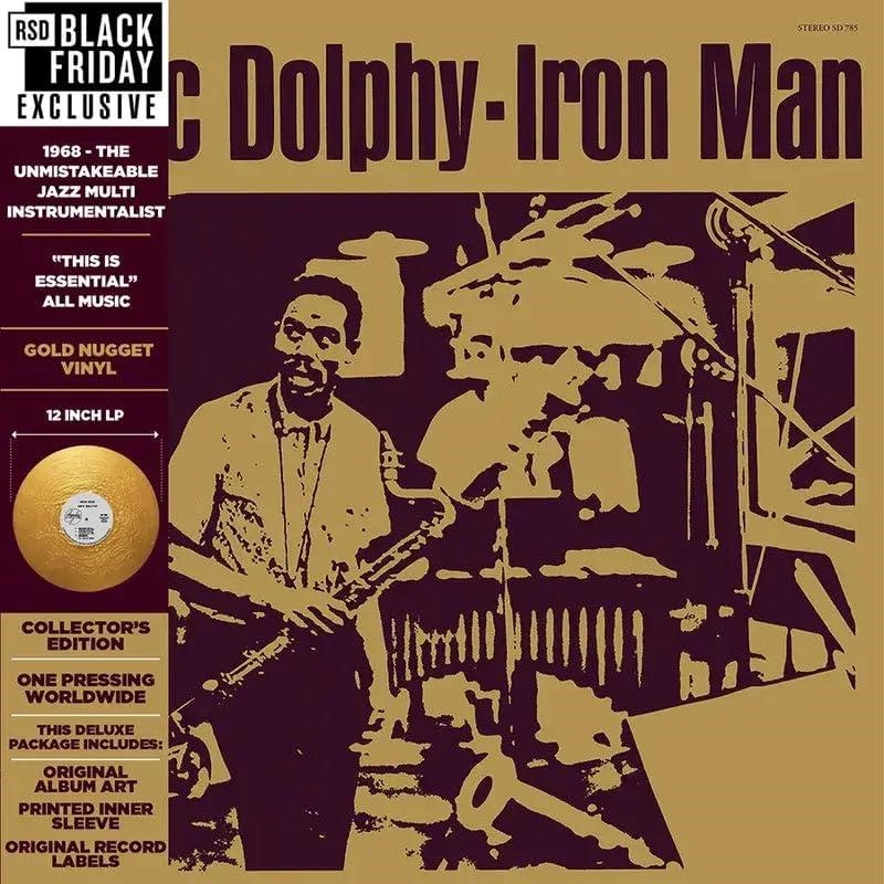 Vinile Eric Dolphy - Iron Man (Gold Marble Vinyl) NUOVO SIGILLATO, EDIZIONE DEL 24/11/2023 SUBITO DISPONIBILE