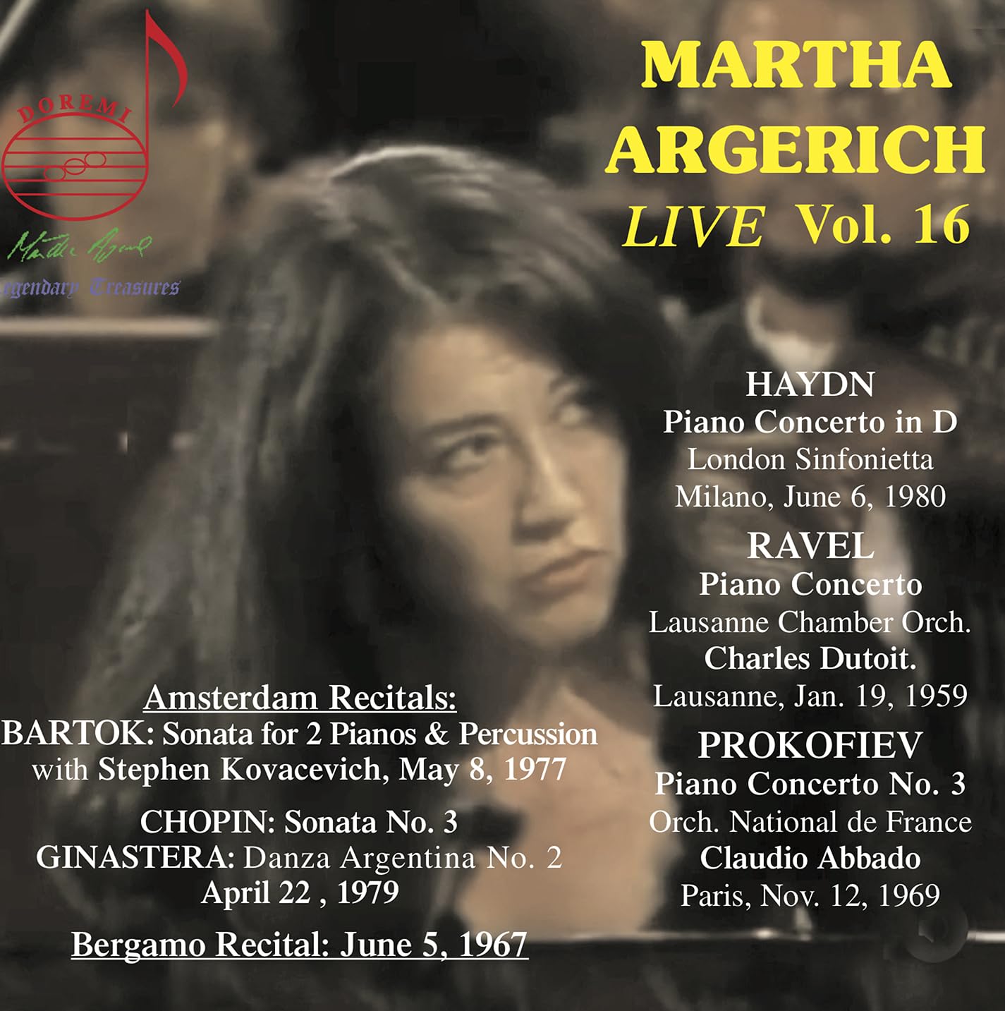 Audio Cd Martha Argerich - Live, Vol. 16 (2 Cd) NUOVO SIGILLATO, EDIZIONE DEL 10/08/2023 SUBITO DISPONIBILE
