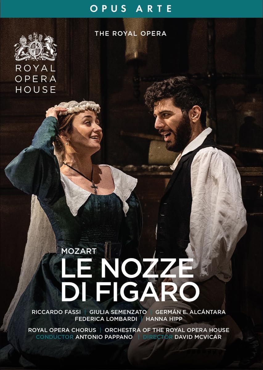 Music Dvd Fassi/Semenzato/Lombardi/Pappano/+ - Le Nozze Di Figaro NUOVO SIGILLATO, EDIZIONE DEL 21/07/2023 SUBITO DISPONIBILE