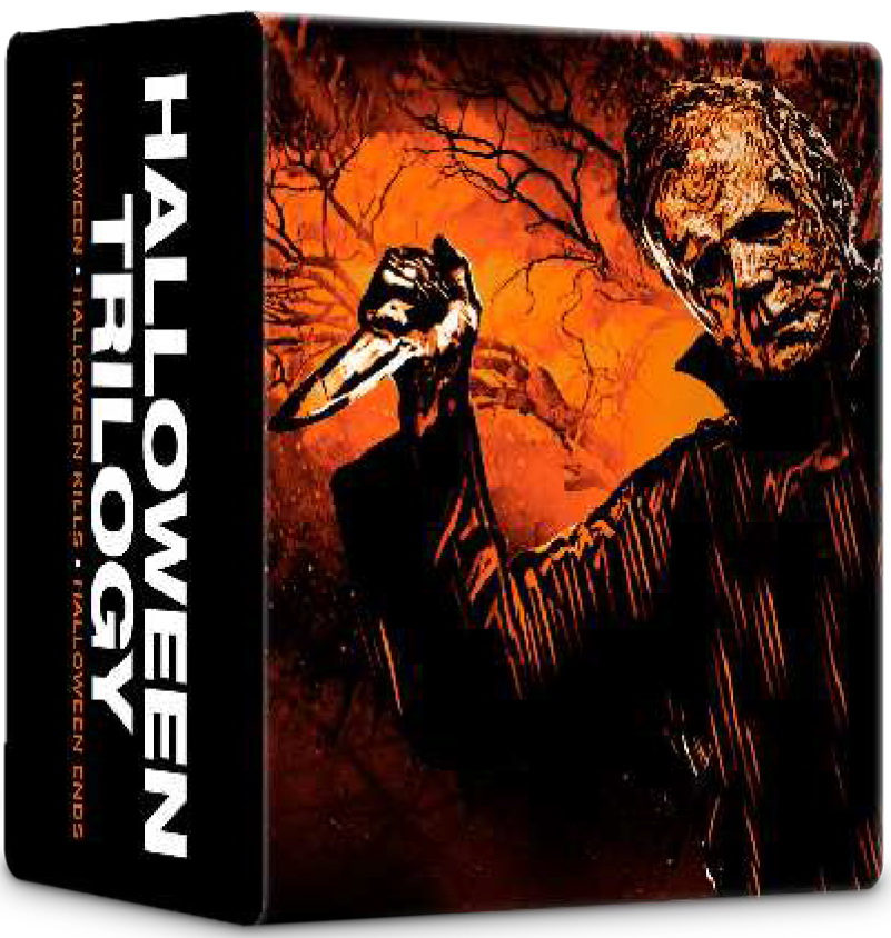 Blu-Ray 4K Uhd Halloween Trilogy Steelbook Library Case (3 4K Ultra Hd) NUOVO SIGILLATO, EDIZIONE DEL 12/10/2023 SUBITO DISPONIBILE
