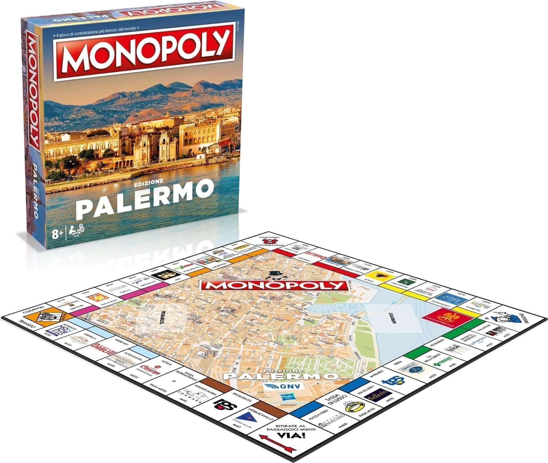 Merchandising Monopoly: Winning Moves - Edizione Palermo NUOVO SIGILLATO, EDIZIONE DEL 25/07/2023 SUBITO DISPONIBILE