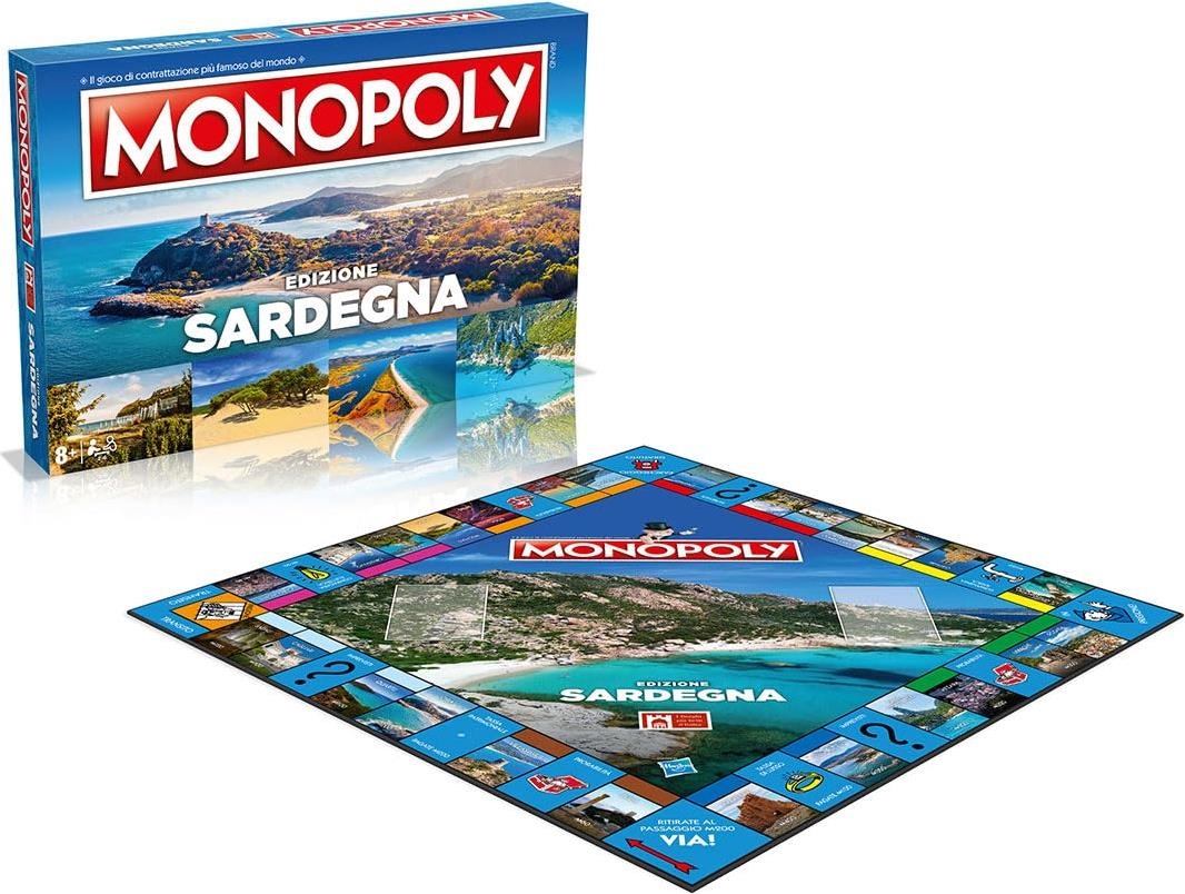 Merchandising Monopoly: Winning Moves - I Borghi Piu Belli D'Italia - Sardegna NUOVO SIGILLATO, EDIZIONE DEL 20/09/2023 SUBITO DISPONIBILE