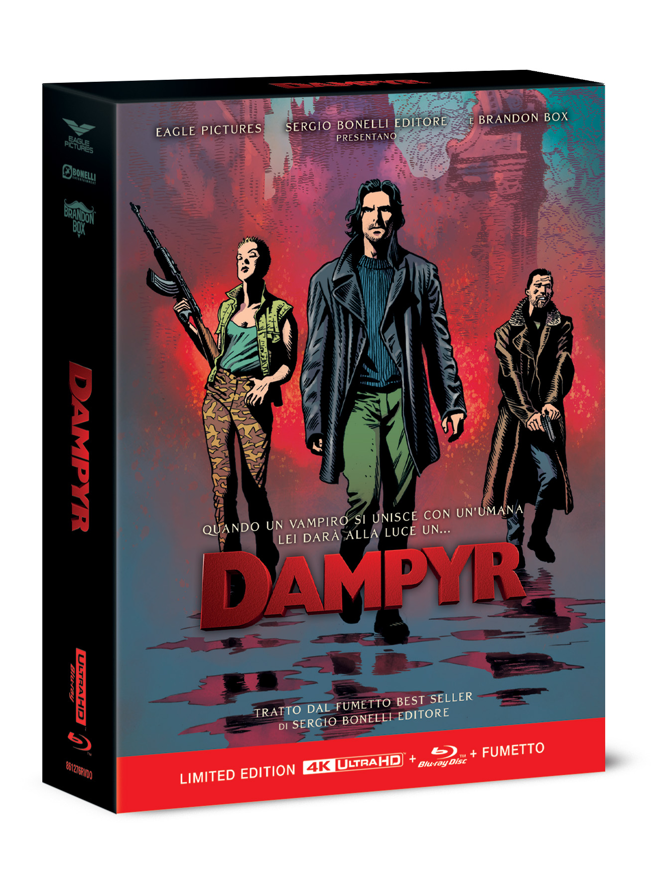 Blu-Ray 4K Uhd Dampyr (4K Ultra Hd+Blu-Ray Hd+Fumetto) NUOVO SIGILLATO, EDIZIONE DEL 25/10/2023 SUBITO DISPONIBILE