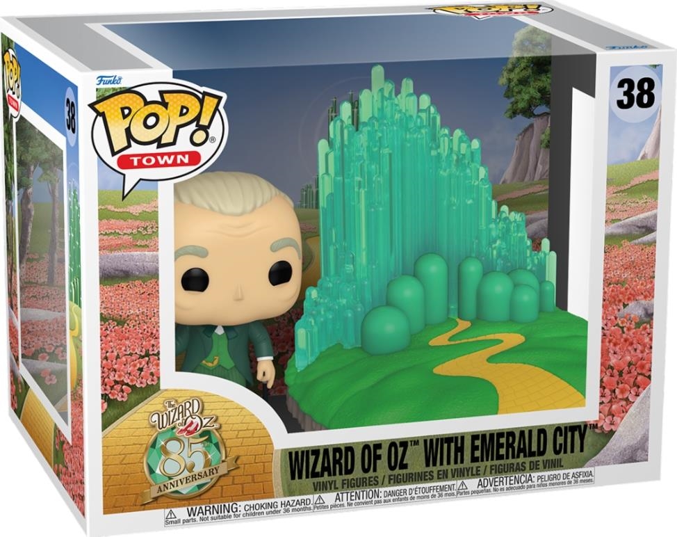 Merchandising Wizard Of Oz (The): Funko Pop! Town - Wizard Of Oz With Emerald City (Vinyl Figure 38) NUOVO SIGILLATO, EDIZIONE DEL 22/04/2023 SUBITO DISPONIBILE