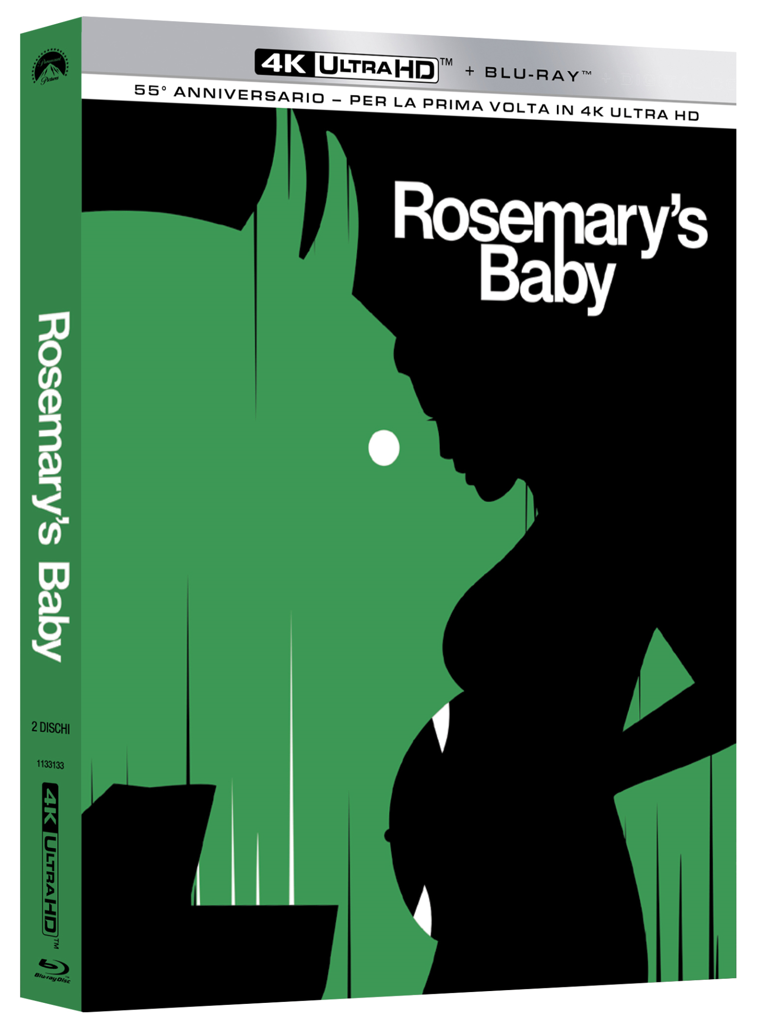 Blu-Ray 4K Uhd Rosemary'S Baby (4K Ultra Hd+Blu-Ray) NUOVO SIGILLATO, EDIZIONE DEL 26/10/2023 SUBITO DISPONIBILE